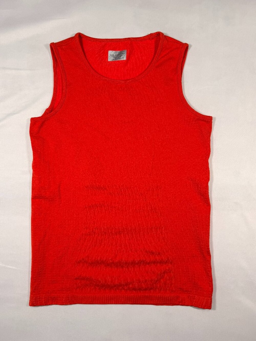 Athleta Red Textured Tank Top Size M